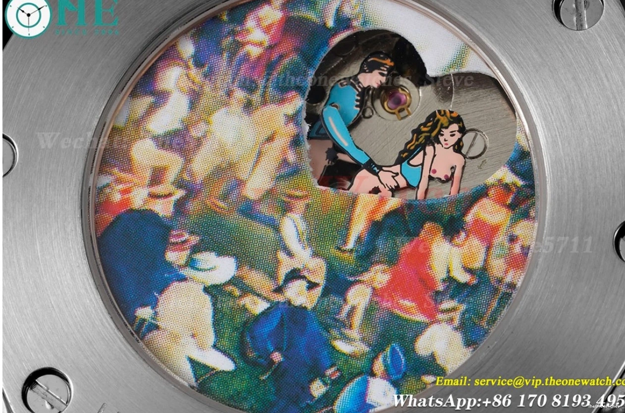 Stk SS Oak SS Royal A23J(Erotic) ABF Black Fake tourbillon 0121